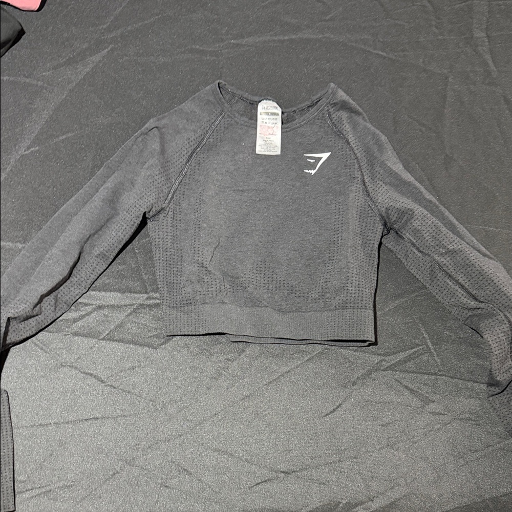 Gymshark Charcoal Long Sleeve Top
